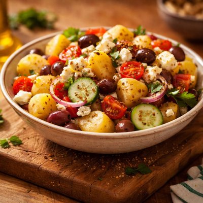 Greek potato salad