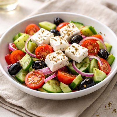 Greek salad eith feta