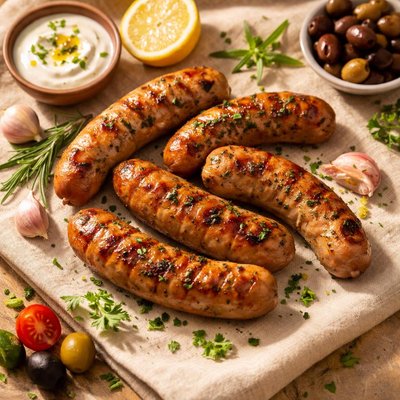 Greek sausages