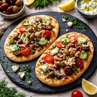 Greek style flatbread