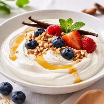 Greek vanilla yogurt