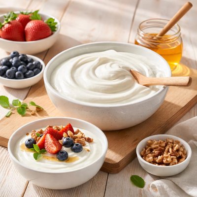 Greek whole milk yogurt