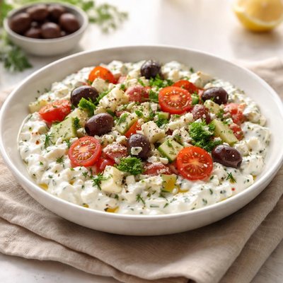 Greek yoghurt salad