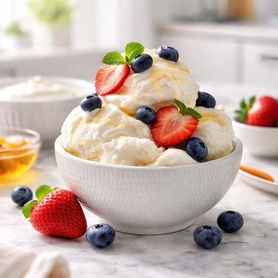 Greek yogurt ice cream
