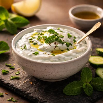 Greek yogurt mint sauce