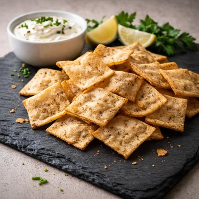 Greek yogurt protein chips