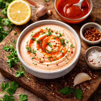 Greek yogurt siracha sauce