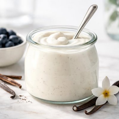 Greek yogurt vanilla bean whole milk
