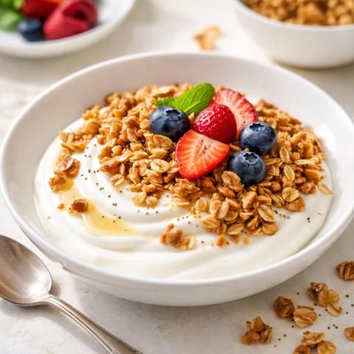 Greek yogurt with granola