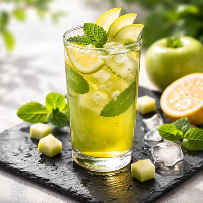 Green apple fruit tea