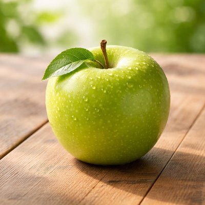 Green apple middle size