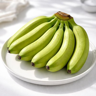 Green bananas