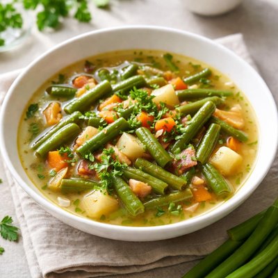 Green bean soup