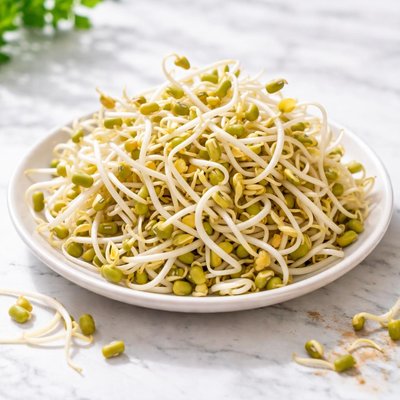 Green bean sprouts