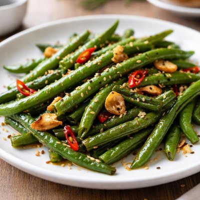 Green bean stir fry