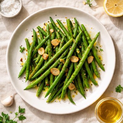 Green beans olive oil