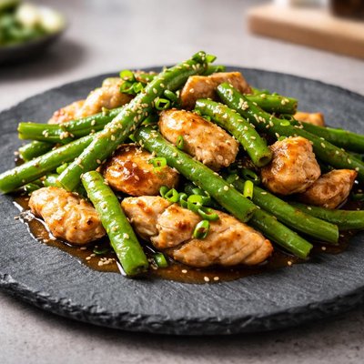 Green beans with chicken