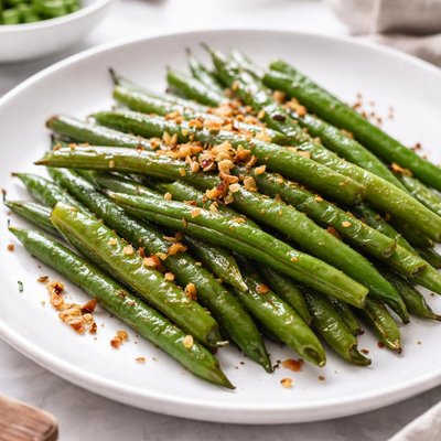 Green beans with garlic