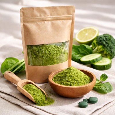 Green blend superfood powder
