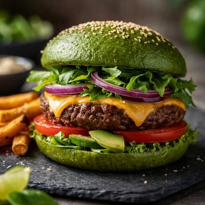 Green burger