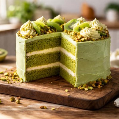 Green cake