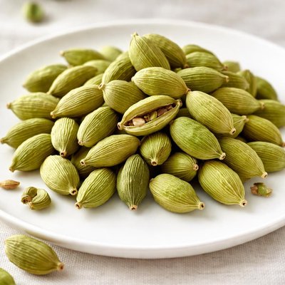 Green cardamom pods