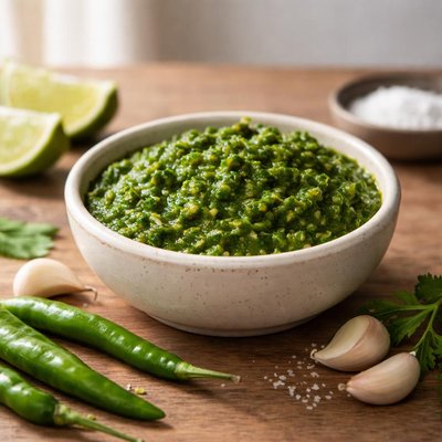 Green chili chutney