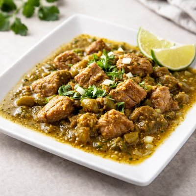 Green chili pork