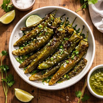 Green chili roasted