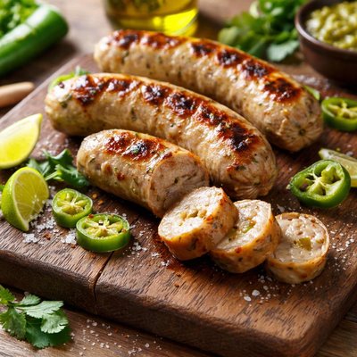 Green chili salchicha