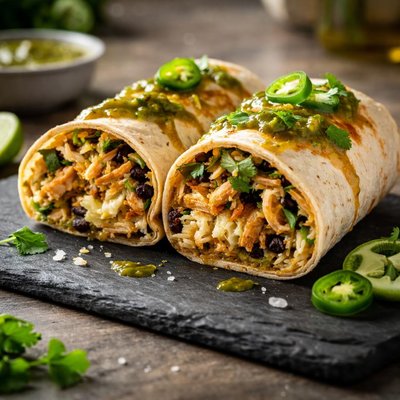 Green chilli burrito