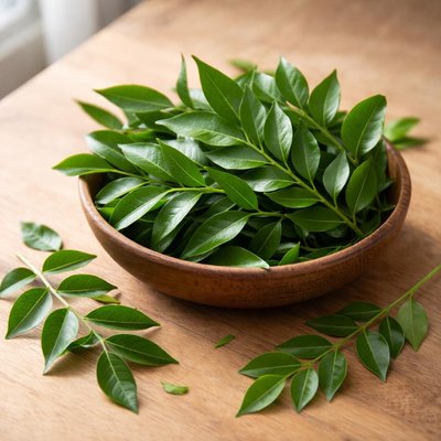 Green curry leaves