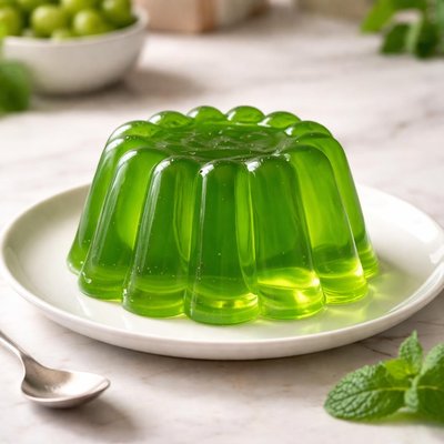 Green gelatin