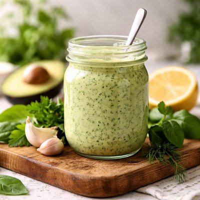 Green goddess salad dressing