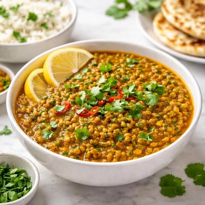 Green gram indian lentil curry