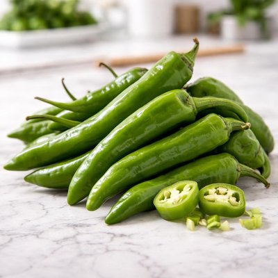 Green hatch chilies