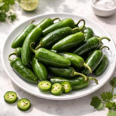 Green jalapenos