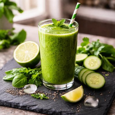 Green juice smoothie