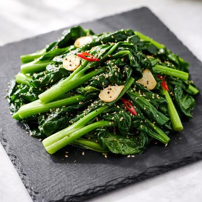 Green leafy vegetable dish
