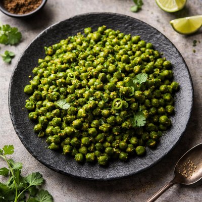 Green masala peas