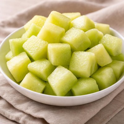 Green melon chunks