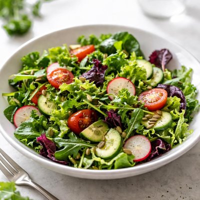 Green mixed salad