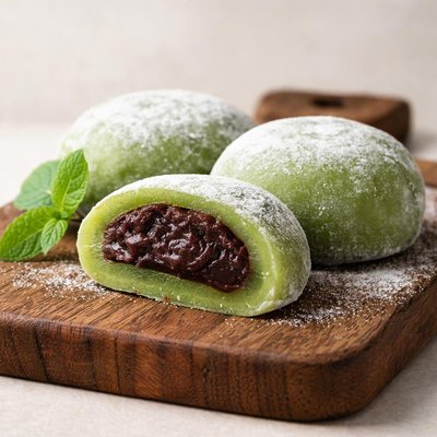 Green mochi