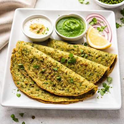 Green moong dal chela
