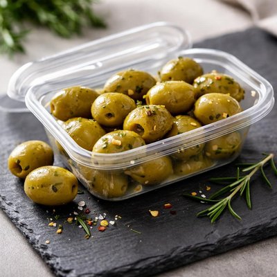Green olives to go