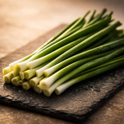 Green onion leaves