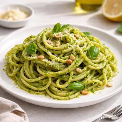 Green pasta