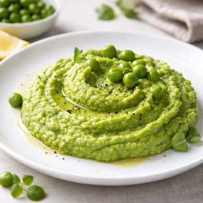 Green pea puree