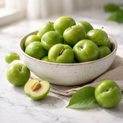 Green plums