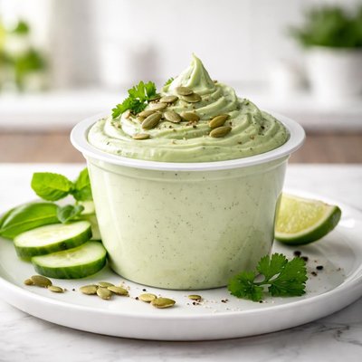 Green style yogurt